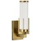 Nuvo Roselle - 1 Light Vanity - Natural Brass with White Glass 60/8041 - alternate 8